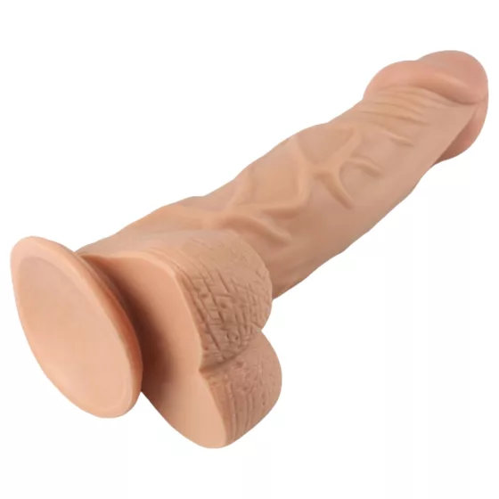 Lovetoy Real Extreme - realistický dildó s prísavkou - 23 cm - telová farba