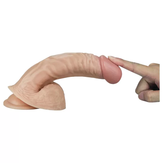 Lovetoy Real Extreme - G-bod dildo - realistický - 21 cm - telová farba
