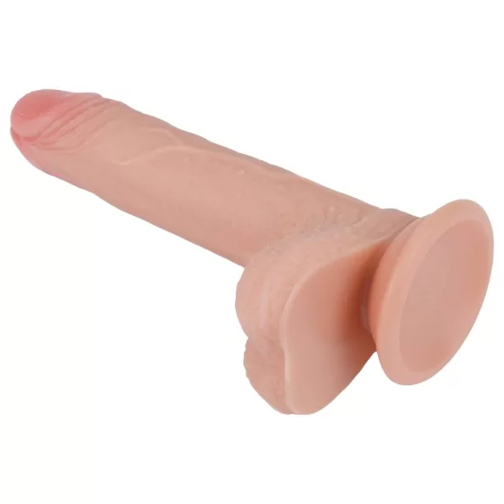 Lovetoy Nature Cock - realistický dvojvrstvový dildo - 18cm - telová farba