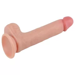   Lovetoy - realistický dvojvrstvový dildo - 20 cm - telová farba