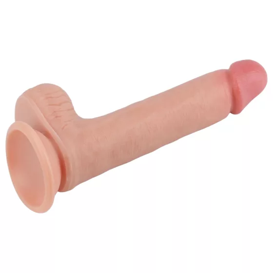 Lovetoy - realistický dvojvrstvový dildo - 20 cm - telová farba