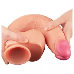   Lovetoy - realistický dvojvrstvový dildo - 30 cm - telová farba