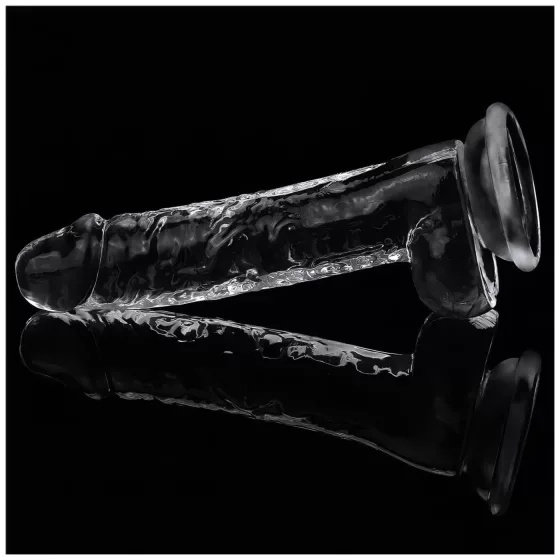 Lovetoy Flawless Clear - realistický dildo s prísavkou - 19 cm - číry