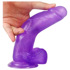   Lovetoy - realistický dildó s prísavkou - 20 cm - fialový