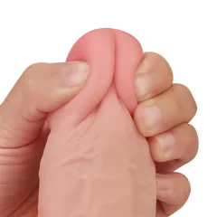 Lovetoy - realistický dvojvrstvový dildo - natúr - 23 cm
