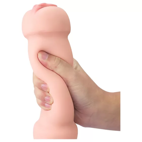 Lovetoy - masturbátor vagína a anál - realistický silikón - naturálny odtieň