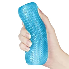   Lovetoy Training Master - obojstranný vrúbkovaný masturbátor (modrý)