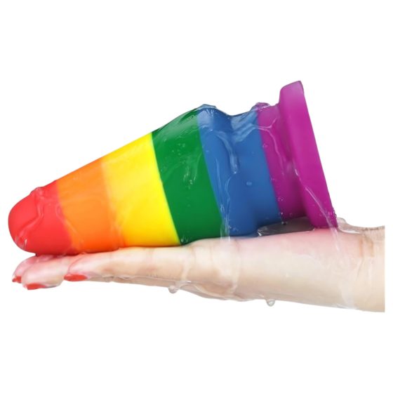 Lovetoy Prider - análny expandér - 15cm (dúha)