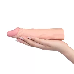  Lovetoy - návlek na penis - predĺženie 19 cm - naturálna farba
