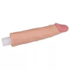   Lovetoy - návlek na penis - predĺženie 19 cm - naturálna farba