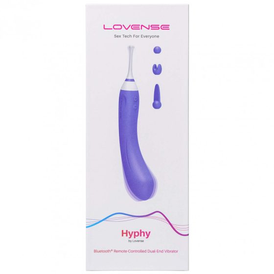 LOVENSE Hyphy - inteligentný dobíjací vibrátor 2v1 (fialový)