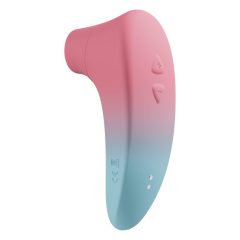   LOVENSE Tenera 2 - inteligentný vodotesný stimulátor klitorisu so vzduchovou vlnou (modro-ružový)