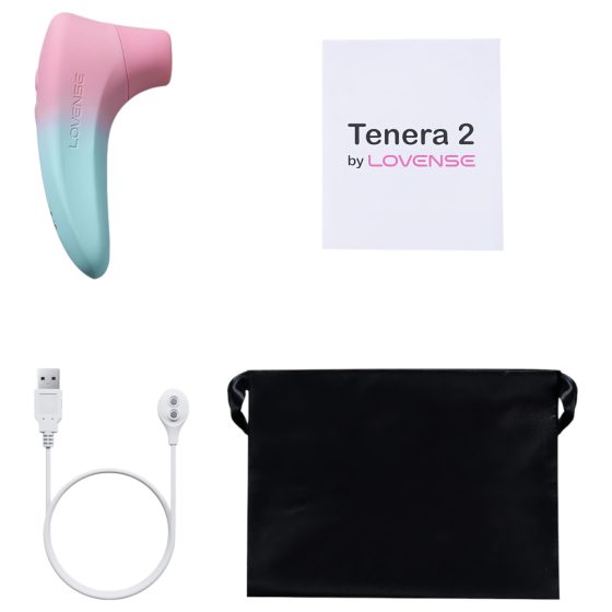 LOVENSE Tenera 2 - inteligentný klitorálny stimulátor (modro-ružový)