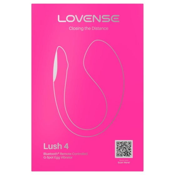 LOVENSE Lush 4 - inteligentné vibrovajce (ružové)