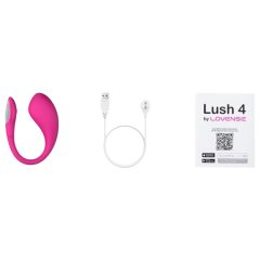 LOVENSE Lush 4 - inteligentné vibrovajce (ružové)