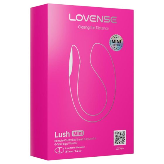 LOVENSE Lush Mini - vibračné vajíčko - smart - ružové