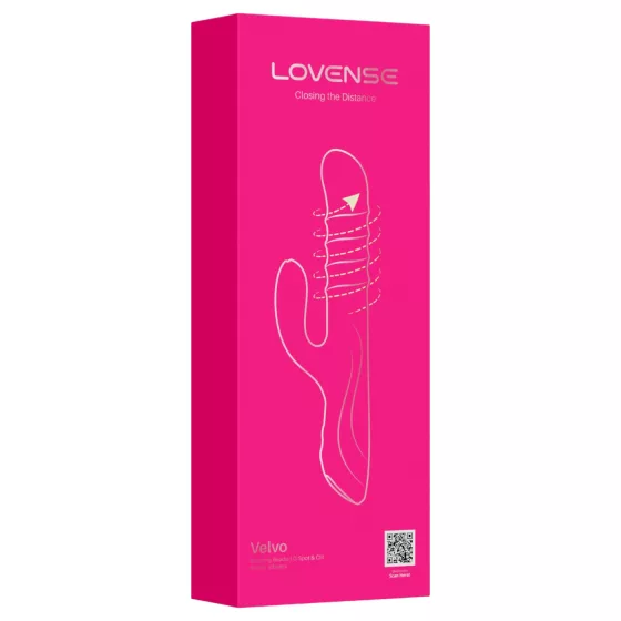 LOVENSE VELVO - inteligentný rotačný perlový vibrátor (ružový)