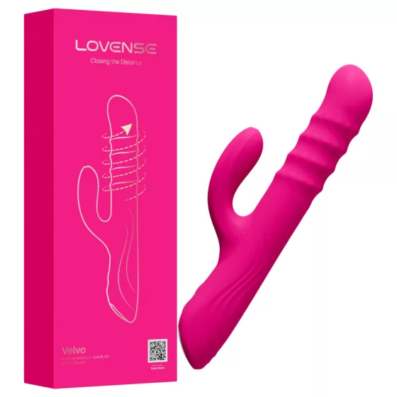 LOVENSE VELVO - inteligentný rotačný perlový vibrátor (ružový)