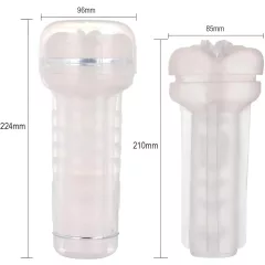   Tracy's Dog Crystal - realistická umelá vagína masturbátor - priehľadná