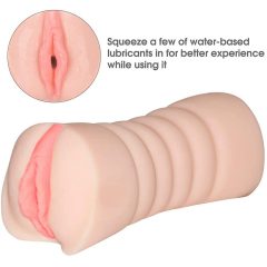   Tracys Dog Pocket - realistický masturbátor umelá vagína a ústa (telová farba)