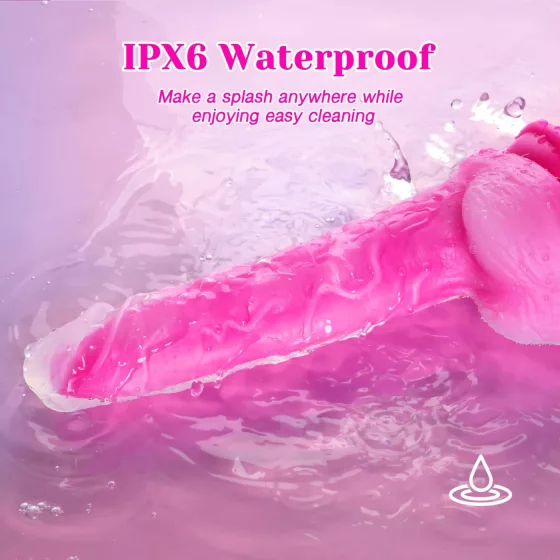 Tracy's Dog Jelivoy-Mid - realistický vibrátor - 20 cm - ružový