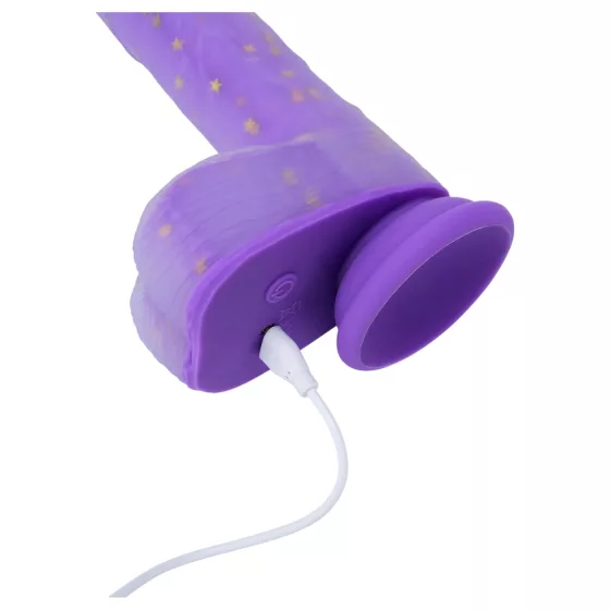 Tracy's Dog Jelivoy - realistický vibrátor - 22 cm - fialový