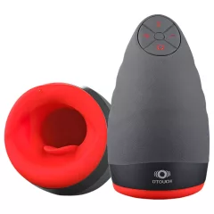   OTOUCH - masturbátor ústa - vibračný, nabíjateľný - čierny