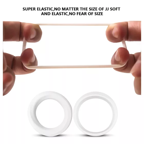 2in1 tréningová a erekčná vibračná krúžky na penis - súprava 2 ks