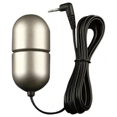   DG-LAB Matte Steel - dvojpólová oválna oceľová elektróda (strieborná)