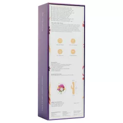   LOVISS Flower - vibrátor na bod G s klitoriálnym ramenom (čierny)