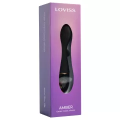 LOVISS Flower - vibrátor na bod G (čierny)