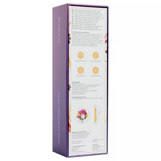 LOVISS Flower - vibrátor na bod G (čierny)