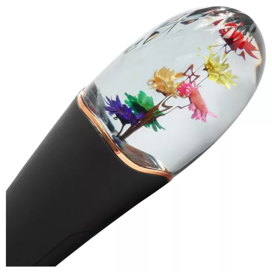 LOVISS Flower - vibrátor na bod G (čierny)