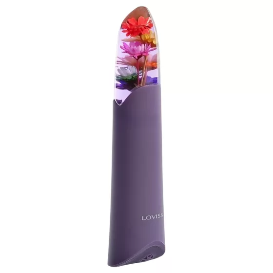 LOVISS Flower - mini tyčový vibrátor (fialový)