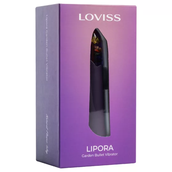 LOVISS Flower - mini tyčový vibrátor (fialový)