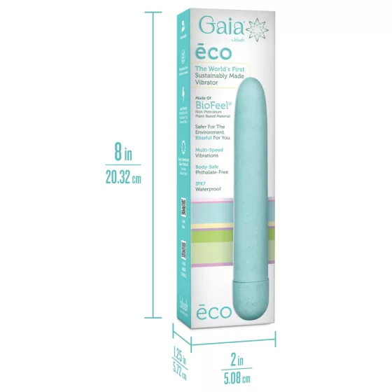 Gaia Eco L - ekologický tyčový vibrátor (modrý) - veľký