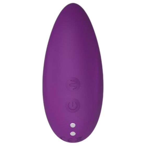 Vibeconnect - nabíjateľný, vodotesný stimulátor klitorisu (fialový)