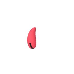   Vibeconnect - Vodotesný stimulátor klitorisu na batérie (červený)