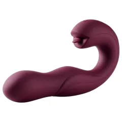   Honey Play Box Joi - vibrátor na G-bod s rotáciou a lízaním - fialový