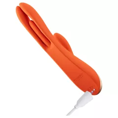   Honey Play Box Terri - vibrátor s klitorisovým ramienkom ovládaný aplikáciou (oranžový)