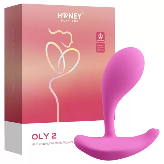 Honey Play Box Oly 2 - vibrátor na G bod a klitoris - ružový