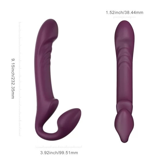 Honey Play Box Bliss - pripínací vibrátor s rotujúcimi korálkami - fialový