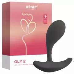   Honey Play Box Oly 2 - vibrátor na bod G a klitoris ovládaný aplikáciou (čierny)