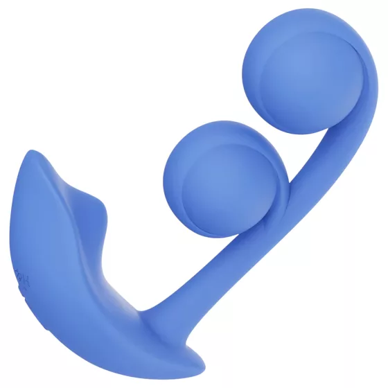 Honey Play Box Melody - vibrátor s perličkami a klitorálnym stimulátorom - modrý