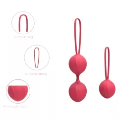   Cotoxo Cherry - súprava gejšiných guličiek 2 ks - červené