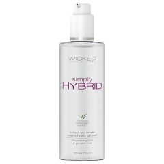   Wicked Simply Hybrid - lubrikačný gél na vodnej a silikónovej báze - 120ml