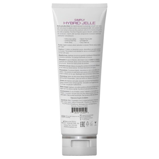 Wicked Simply Hybrid Jelle - hybridné lubrikačné želé (120ml)