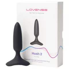   LOVENSE Hush 2 XS - malý análny vibrátor na batériu (25 mm) - čierny