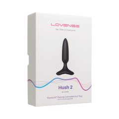   LOVENSE Hush 2 XS - dobíjací malý análny vibrátor (25 mm) - čierny