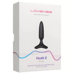   LOVENSE Hush 2 XS - malý análny vibrátor na batériu (25 mm) - čierny